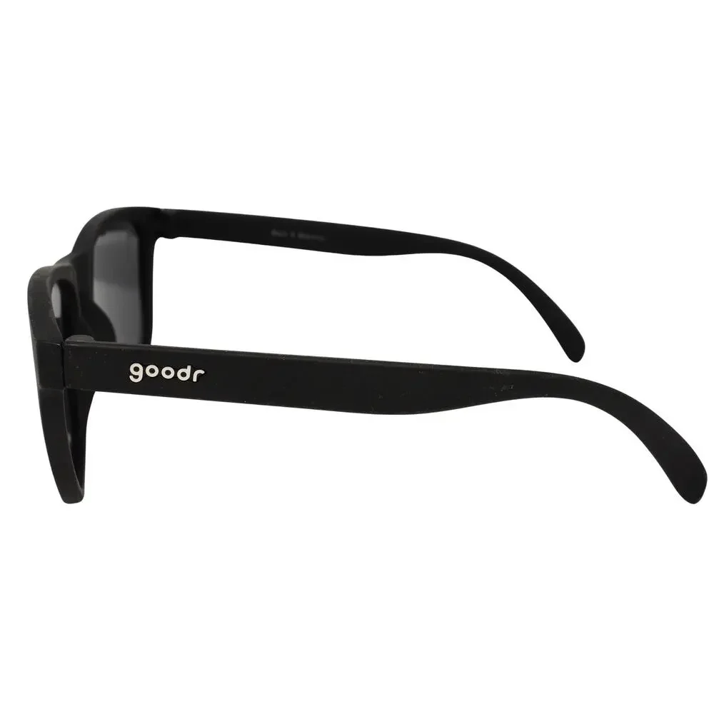 Goodr Black 9 Blackout Sunglasses - LENSES FAIR / FRAMES GOOD CONDITION